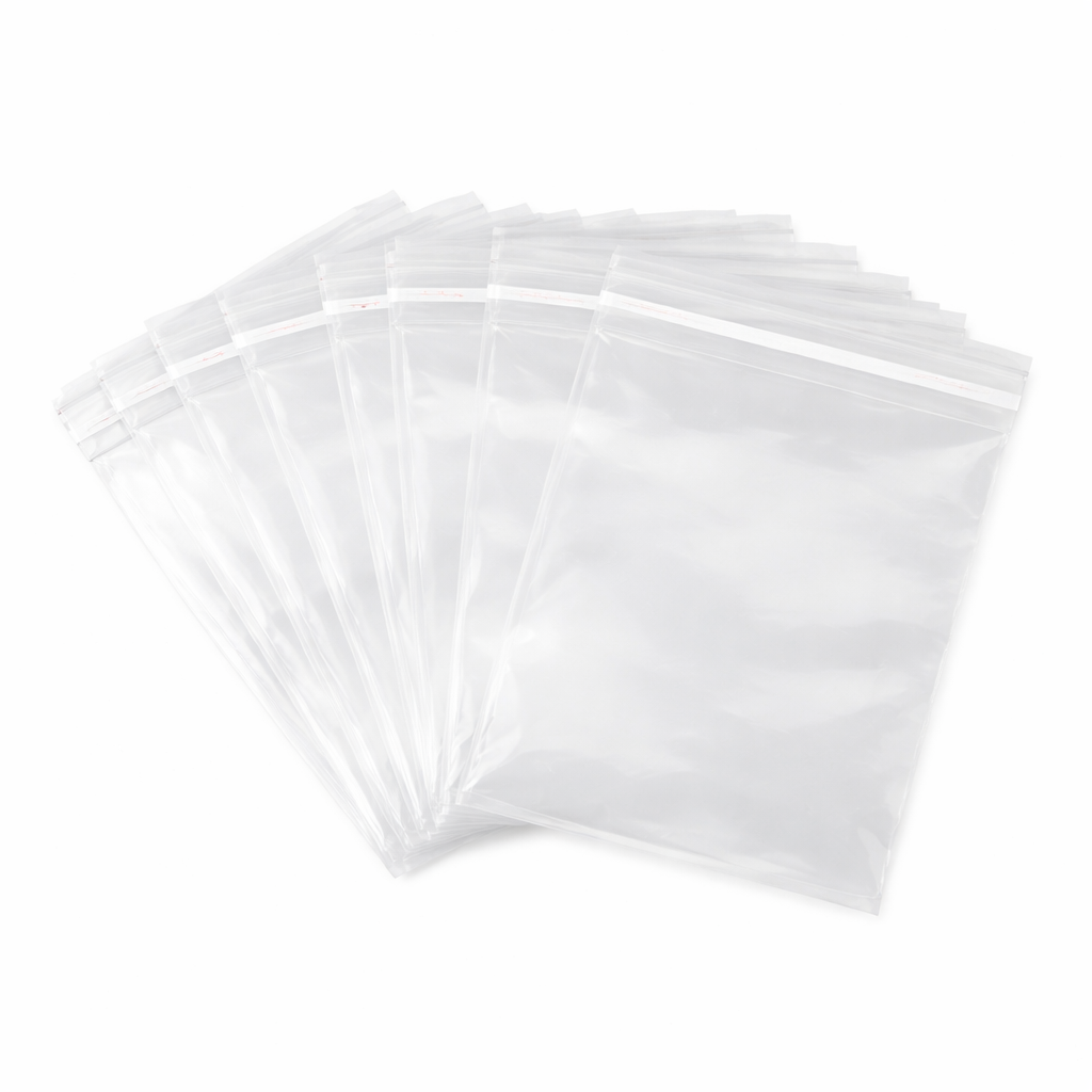 Pungi de plastic cu fermoar 120x180mm